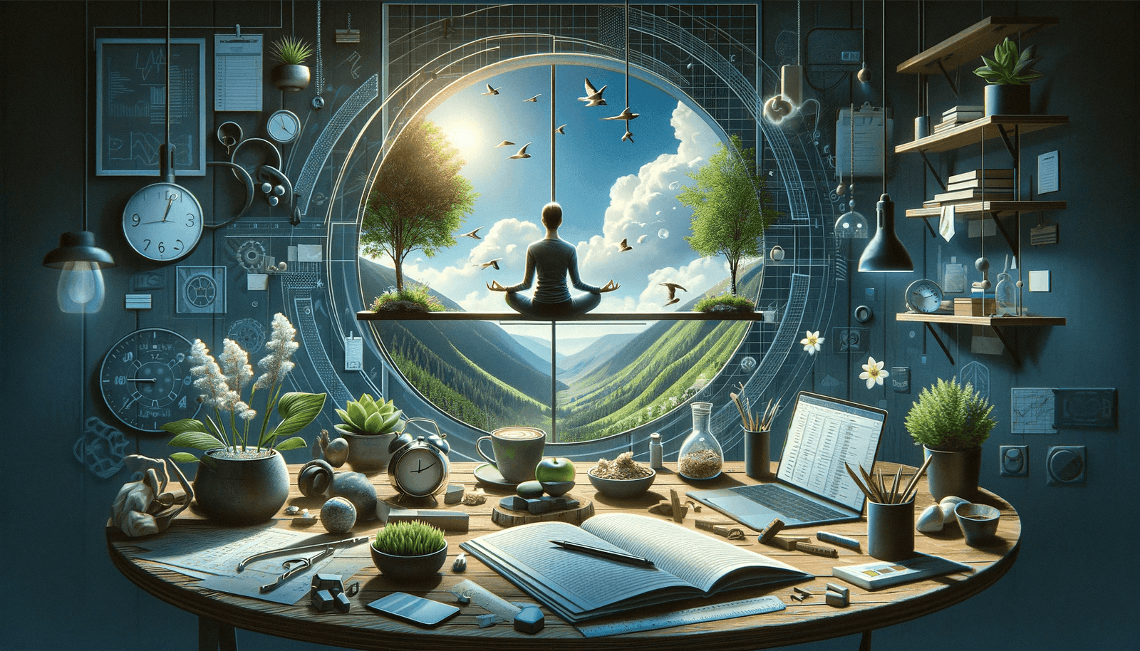 The Art of Mindful Productivity: Balancing Efficiency and Well-being image